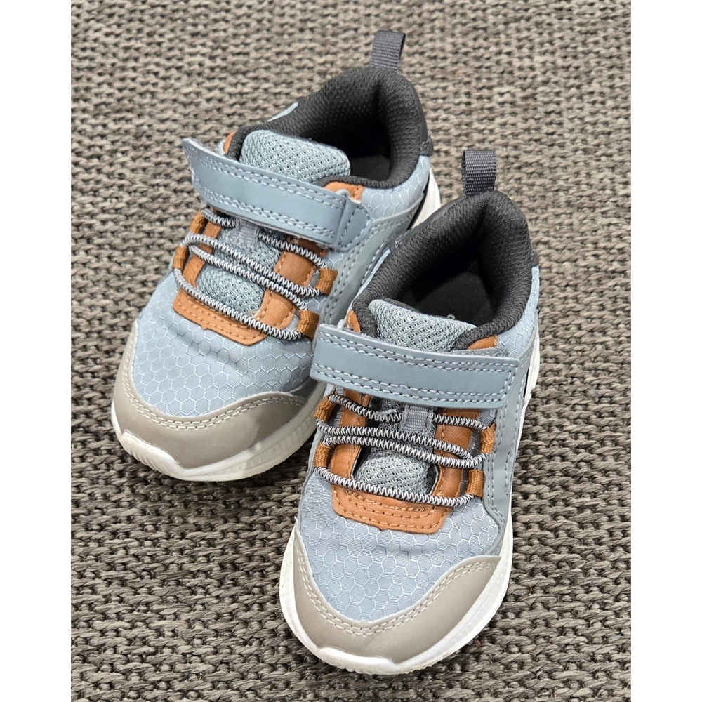Carter's Blue and Tan Kids Sneakers